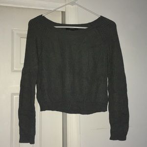 Forever 21 Wide Neck Knit Sweater